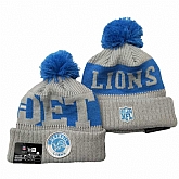 Detroit Lions Team Logo Knit Hat YD (17)